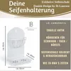 LS-LebenStil Seifenschale Emaille Weiß 21cm Altum Produktbild-Vorschau 2