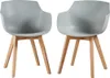 HJ_WeDoo 2er Set Sessel Skandinavisch Wohnzimmerstuhl Produktbild-Vorschau 1