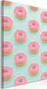 Italienischer Leinwand Leinwandbild - Pastel Donuts (1 Produktbild-Vorschau 1