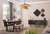 Esszimmer Set Esstisch 4х Stühle Bank Sideboard Essgruppe Produktbild-Vorschau 2