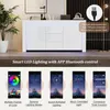 MODFU Buffet de Cuisine Bar avec 2 Portes et 3 Tiroirs - Voir les images du produit 7