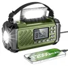 Noodradio met handkrik en zonnepaneel, 12000mAh, AM/FM/SW Productafbeelding-voorbeeld 1