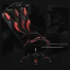 Poltrona da gaming rosso e nero con cuscino HR-RED Anteprima dell’immagine prodotto 14