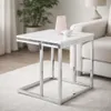 Beistelltisch >Reno mini< in MDF weiß, Metall Produktbild-Vorschau 1