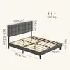 VASAGLE Doppelbett Bettgestell mit Verstellbarem Produktbild-Vorschau 8