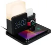 A multi-device charging station with a lamp and clock. Voir les images du produit