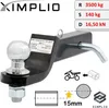 Anhängerkupplung Einschub Adapter +15mm für 2 Zoll Receiver Produktbild-Vorschau 1