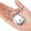 Mini měřicí pásmo s klipem na klíče, navíjecí ocelové Náhled obrázku produktu 4
