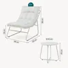 Loungeset 'Malmö' 3-tlg. outdoor Couchtisch mit 2 Sesseln Produktbild-Vorschau 7