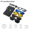 Polarisierte Sonnenbrille, 5-in-1-Clip-Sonnenbrille, Produktbild-Vorschau 1