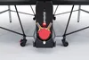 Close-up view of the center support and paddle holder of a Sponeta table tennis table. Produktbild-Vorschau