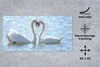 MuchoWow® Mauspad Mousepad Vögel - Schwan - Wasser - Liebe Produktbild-Vorschau 2