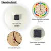Lernuhr für Kinder Wanduhr aus Glas Produktbild-Vorschau 4