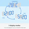 Digitaler Wecker 3D LED Digitale Wanduhr Uhrzeit Datum Produktbild-Vorschau 5