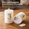 Hofer LED-kaarsen voor de advent, gemaakt van echt was, met Productafbeelding-voorbeeld 6