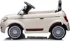 Eco Toys Weißes elektrisches Fiat 500 Kinderauto Produktbild-Vorschau 4