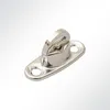 LYSEL® Drehverschluss Messing vernickelt mit Gegenplatte Produktbild-Vorschau 1