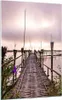 Bilder auf glas - Einteilig - Brücke See Fackel - 70x100cm Produktbild-Vorschau 1