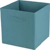 Aufbewahrungsbox Textil, petrolfarben 31x31x31cm Produktbild-Vorschau 1