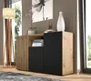 Cassettiera AURIS 3D 135 cm Mobile a 3 ante Rovere Anteprima dell’immagine prodotto 6