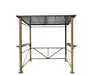 Luxus-Grillpavillon 2,35 x 1,50 anthrazit mit Holzoptik Produktbild-Vorschau 1