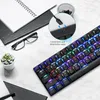 Mechaniczna klawiatura do gier MOTOSPEED CK61 RGB Czerwona Podgląd zdjęcia produktu 11