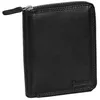 Esquire porte-monnaie Duo Zip Around Wallet Black noir Voir les images du produit 8