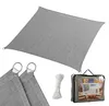 Relaxdays Sonnensegel, 4x4 m, HDPE, atmungsaktiv, Segel Produktbild-Vorschau 1