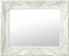 vidaXL Nástěnné zrcadlo v barokním stylu 50x40 cm Bílá Náhled obrázku produktu 6