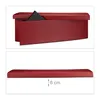 Relaxdays Faltbare Sitzbank HxBxT 38 x 114 x 38 cm, XL Produktbild-Vorschau 4
