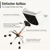 An exploded view diagram showing the assembly of an office chair. Produktbild-Vorschau