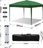 Izrielar Pavillon 3x3m Faltpavillon Tasche Wasserdicht Produktbild-Vorschau 2
