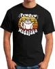 Herren T-Shirt Pew Pew Madafaka Katze Crazy Cat Gangsta Produktbild-Vorschau 2