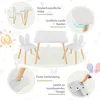 Tavolo in legno per bambini con 2 sedie "BUNNY", set ideale Anteprima dell’immagine prodotto 9
