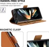 Pouzdro pro Samsung Galaxy Z Fold 3 5G kožené flipové Náhled obrázku produktu 2