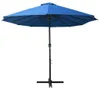vidaXL Slunečník s hliníkovým stožárem 460x270 cm modrý Náhled obrázku produktu 2