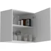 Armoire haute avec 1 porte - blanc - 60 x 36 x hauteur 58 Voir les images du produit 13
