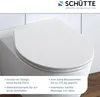SCHÜTTE WC Sitz Duroplast SLIM WHITE, Toilettendeckel mit Produktbild-Vorschau 2