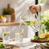 Wasserkrug Wasserkaraffe Hochwertige Glas Karaffe Wasser Produktbild-Vorschau 5