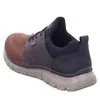 Rieker Herren Slipper tex mit Zierschnürung braun kombi 44 Produktbild-Vorschau 10