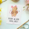 Mr. & Mrs. Panda Postkarte Becken - Weiß - Geschenk, Produktbild-Vorschau 2