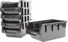 Stapelboxen mit Wandregal rot 32 tlg, Kleinteilemagazin Produktbild-Vorschau 5