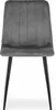 Chaise Valora LAVA en velours gris foncé, lot de 3 | Trio Voir les images du produit 10
