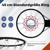 Canestro da basket COSTWAY Ø45cm, mini canestro da parete, Anteprima dell’immagine prodotto 4