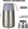 Thermobehälter, Thermobehälter für Essen aus Edelstahl, Produktbild-Vorschau 7