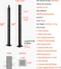 VEVOR sloupek kabelového zábradlí, 914x25,4x50,8 mm, Náhled obrázku produktu 7