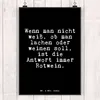Mr. & Mrs. Panda Bild Wenn man nicht weiß,... DIN A3 - Produktbild-Vorschau 2