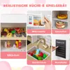 Cucina per bambini COSTWAY con accessori, cucina per Anteprima dell’immagine prodotto 4