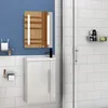 Waschbecken mit Unterschrank hochglanz Weiß 45cm Waschtisch Produktbild-Vorschau 4