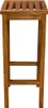A wooden bar stool is shown against a white background. Náhled obrázku produktu